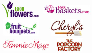 1800Flowers.com, 1800Baskets, FruitBouquets.com, Cheryl’s Cookies, Fannie May Fine Chocolates, The Popcorn Factory