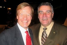 Scott with United War Veterans president Vince McGowan