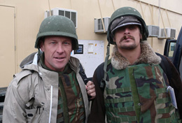 "Not Your normal soldiers," Lance Armstrong says. (photo credit: Armstrong’s blog).