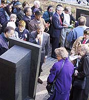 Plaques for MOH Recipients, Paul W. Bucha (foreground) & Thomas Kelly (background plaque)