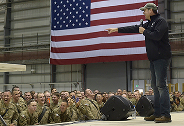  Rob Riggle USO Afghanistan