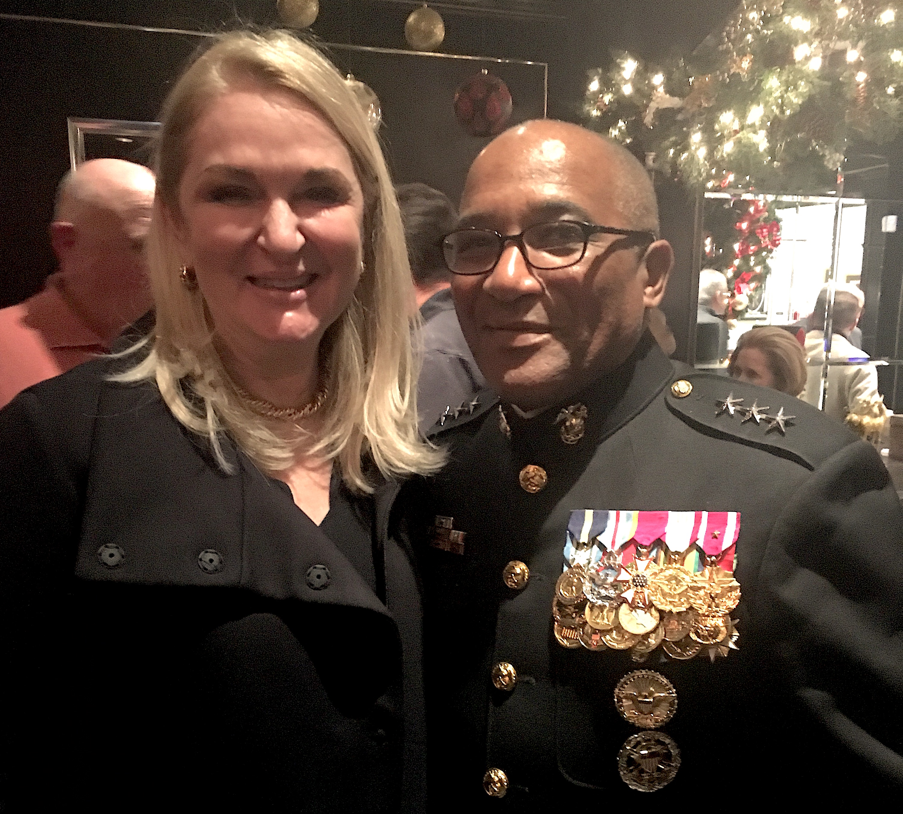 Lin Higgins and Lieutenant General (Ret.) Ronald S. Coleman Gen Coleman