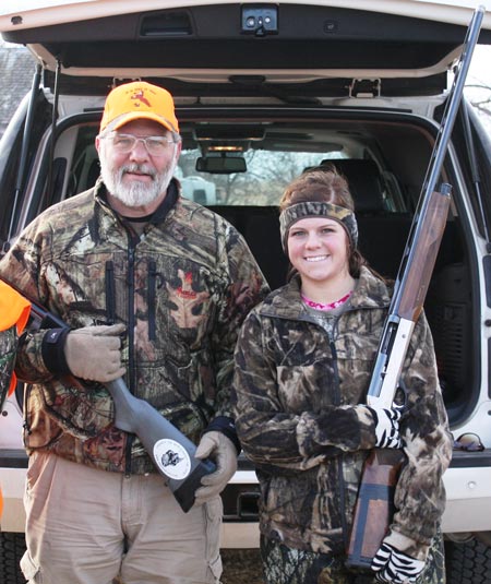 Claire Coker, joined by her proud father and Veterans Advantage member, Gregory Coker