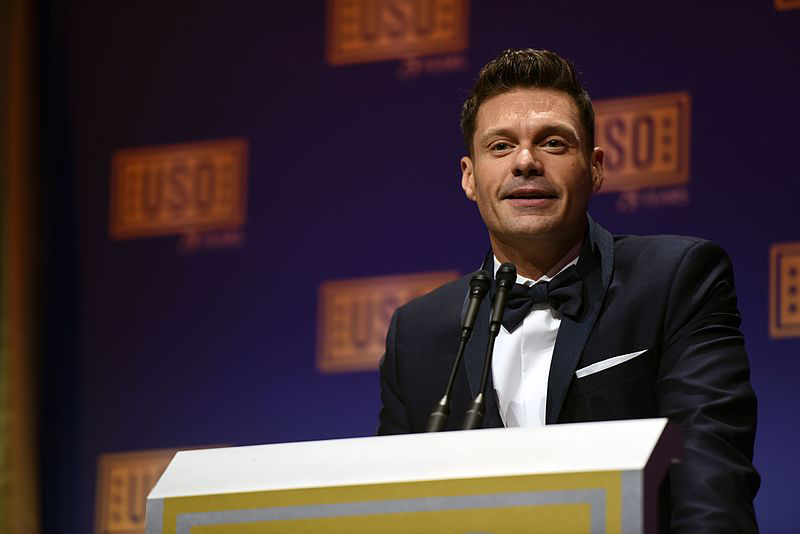 Ryan Seacrest, television and radio host and producer, hosts the 2016 USO Gala, Washington, D.C., Oct. 20, 2016.