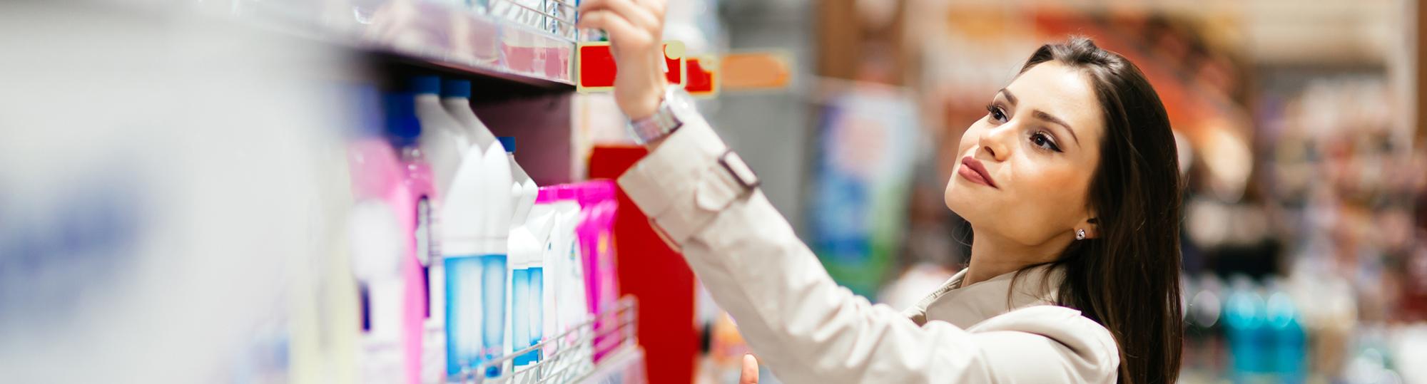 cvs deal hero woman shopping at pharmacy