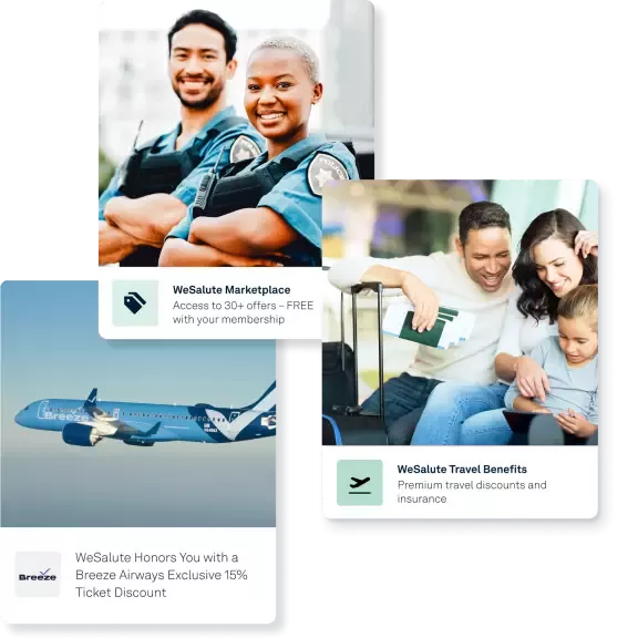 WeSalute+ Offer Cards