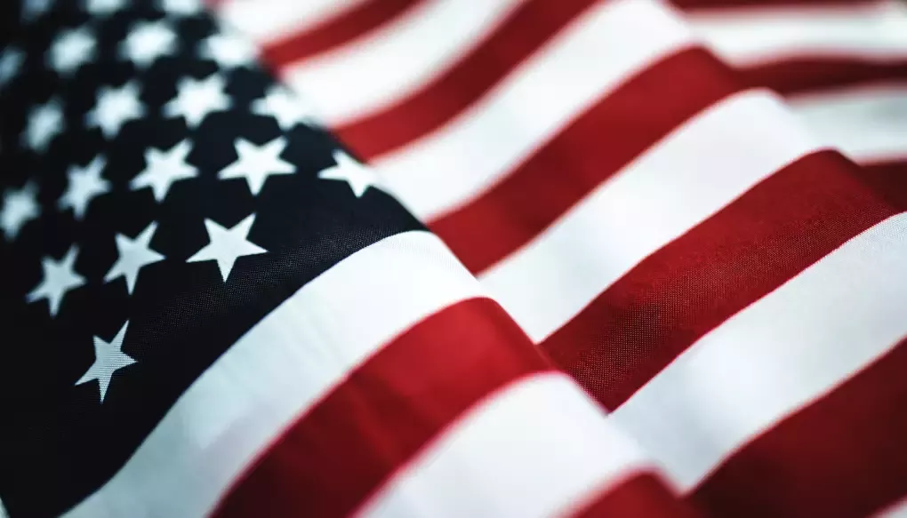 American flag WeSalute+ dashboard hero