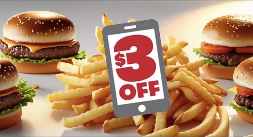 Wendys $3 OFF hero image