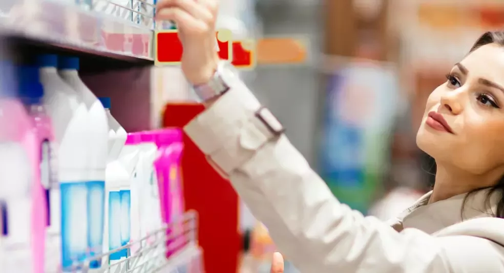 cvs deal hero woman shopping at pharmacy