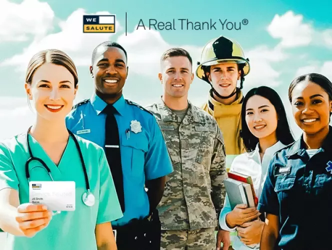 WeSalute Exclusive Benefits for Service Heroes