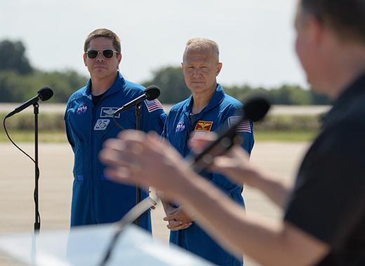 SpaceX astronauts Behnken & Hurley