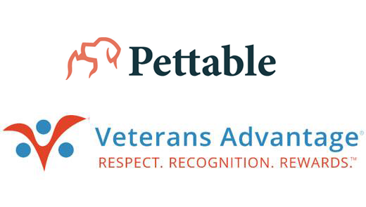 Pettable and WeSalute (Veterans Advantage)