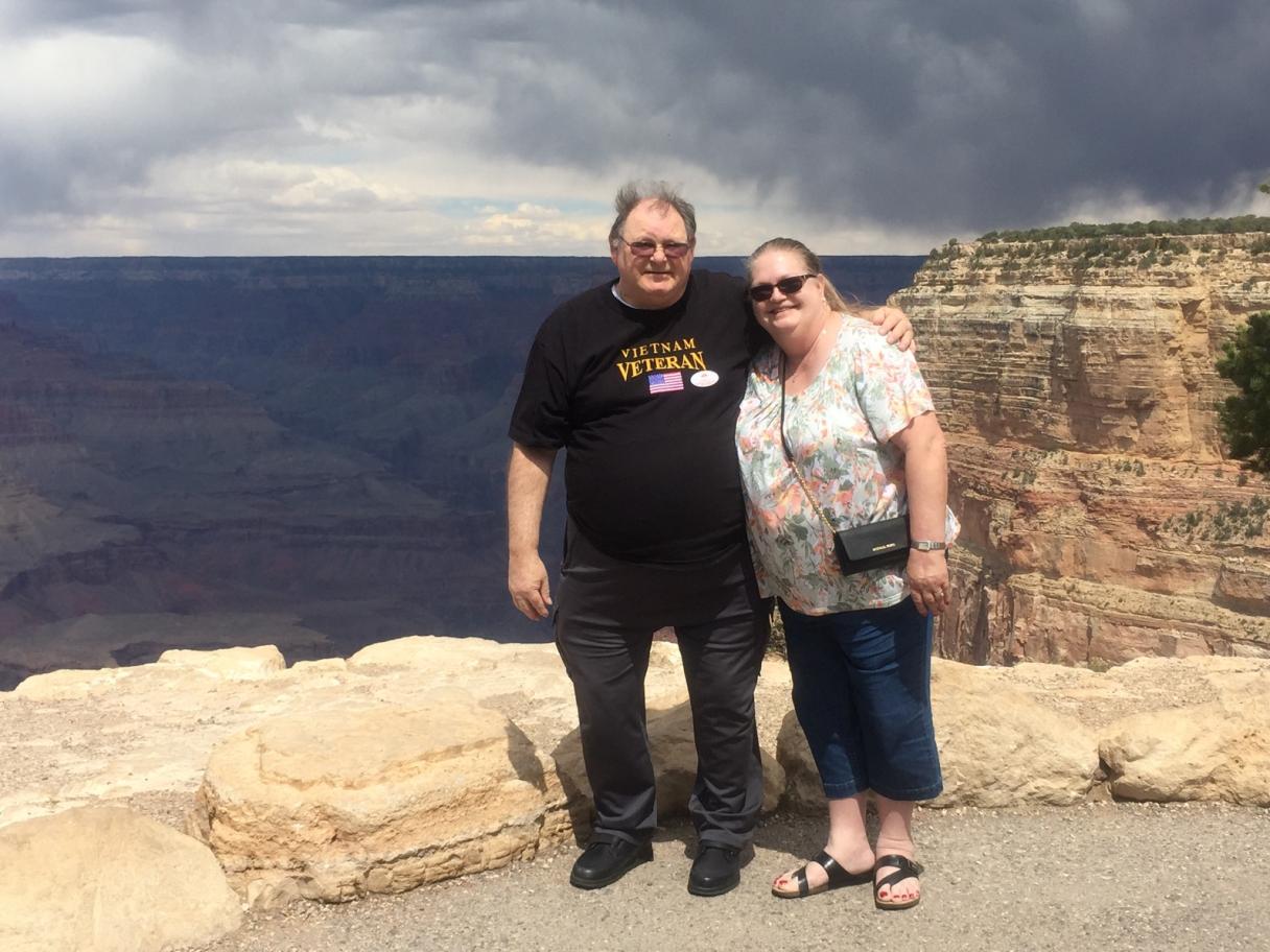 Gary and Trisha Young at the Grand Canyon
