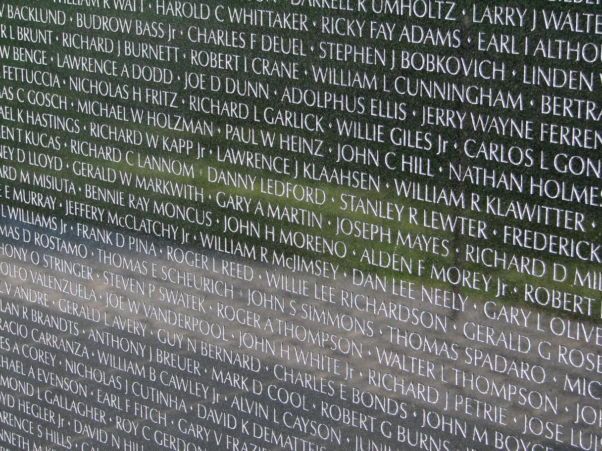 Vietnam Veteran Memorial Wall