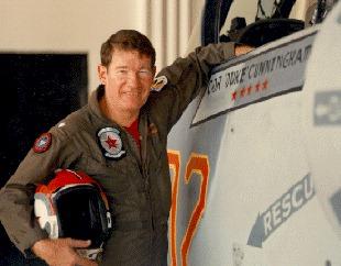 CDR Randy "Duke" Cunningham flew in an adversary squadron flying Russian tactics while training Navy pilots at the famed "Top Gun."
