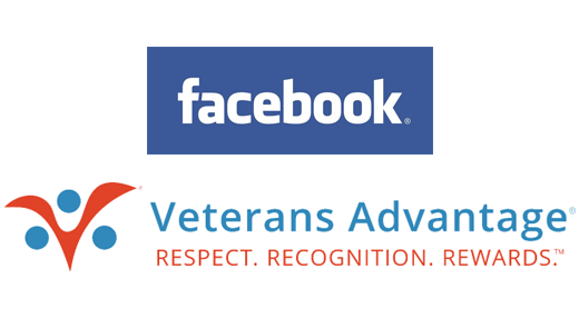Facebook and WeSalute (Veterans Advantage)