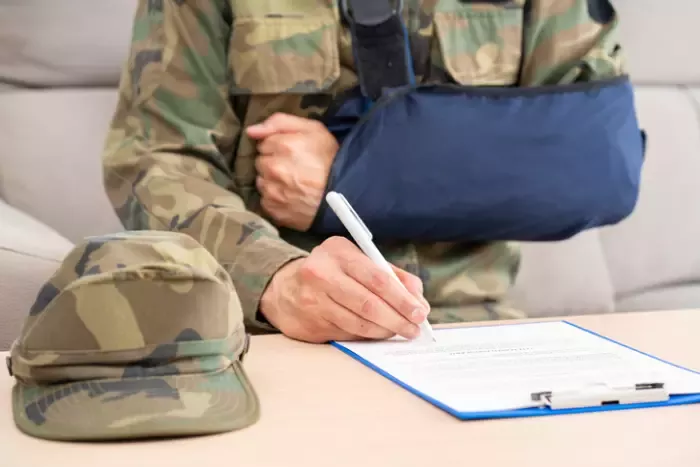 handicapped soldier