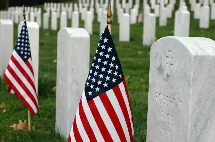 U.S. flags