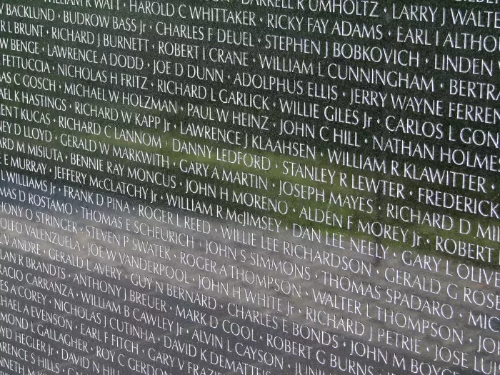 Vietnam Veteran Memorial Wall