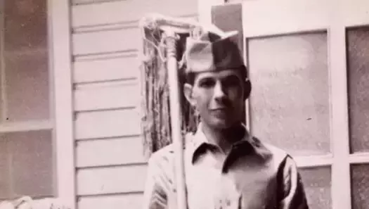 Leonard Nimoy during his Army days