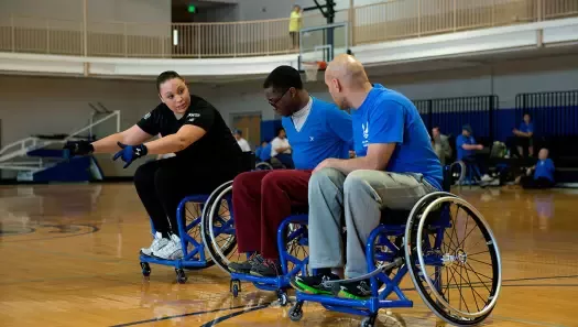 therapeutic recreation programs for disabled veterans and active-duty service members.