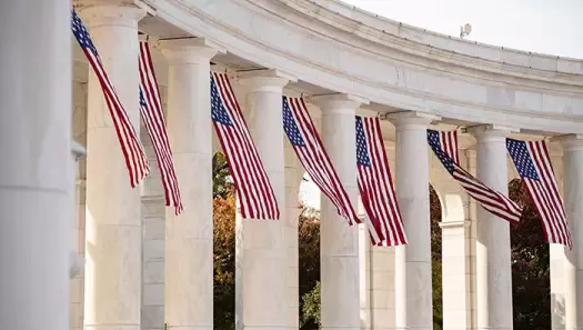 U.S. flags