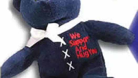 Bear Hug a U.S. Soldier