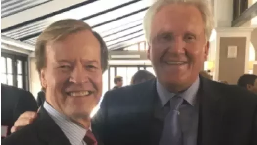 Scott Higgins, WeSalute (Veterans Advantage) and Jeff Immelt, GE