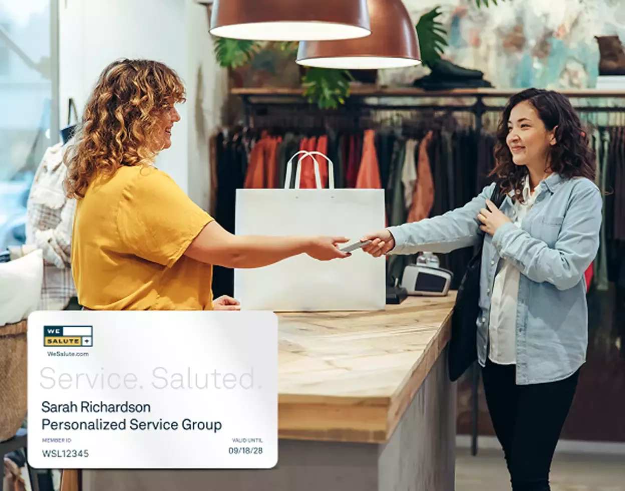 Carry Your Own Secure WeSalute+ ID Card