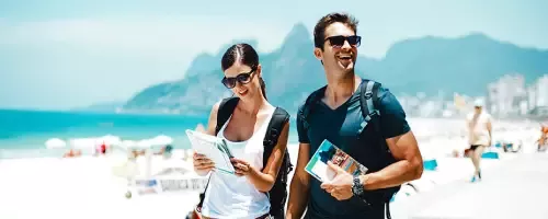 couple with WeSalute Travel Protection