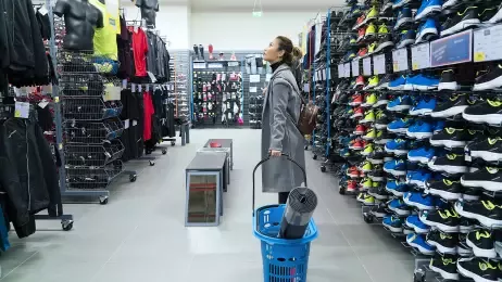 shopping for shoes